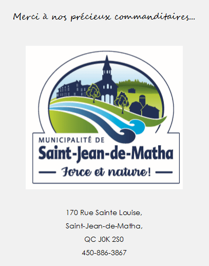 Logo de la municipalité de Saint-Jean-de-Matha